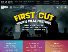 Tablet Screenshot of firstcutfilmfestival.com